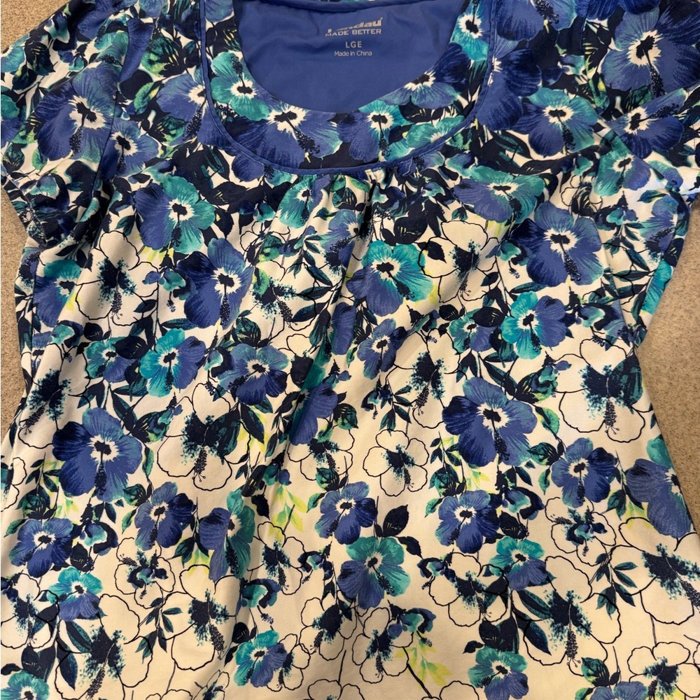 Five size large LANDAU scrub tops medical - Picture 5 of 7